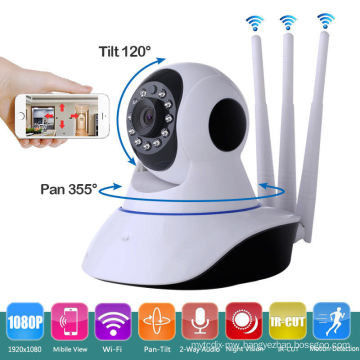 P2p Three Antenna WiFi Security 2.0MP Surveillance Camera 1080P Wireless IP Camera